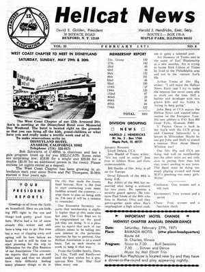 Primary view of object titled 'Hellcat News, (Maple Park, Ill.), Vol. 25, No. 6, Ed. 1, February 1971'.