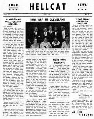 Primary view of object titled 'Hellcat News, (Detroit, Mich.), Vol. 20, No. 3, Ed. 1, November 1965'.