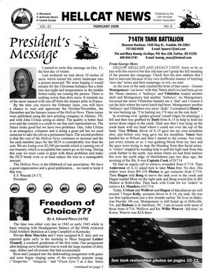 Primary view of object titled 'Hellcat News, (Abilene, Tex.), Vol. 61, No. 6, Ed. 1, February 2008'.
