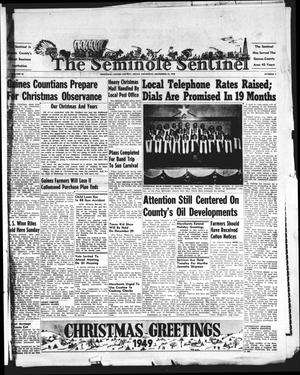 Primary view of object titled 'The Seminole Sentinel (Seminole, Tex.), Vol. 43, No. 3, Ed. 1 Thursday, December 22, 1949'.