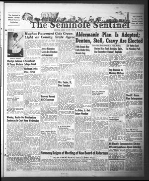Primary view of object titled 'The Seminole Sentinel (Seminole, Tex.), Vol. 45, No. 11, Ed. 1 Thursday, February 14, 1952'.