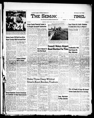 Primary view of object titled 'The Seminole Sentinel (Seminole, Tex.), Vol. 42, No. 12, Ed. 1 Thursday, February 24, 1949'.