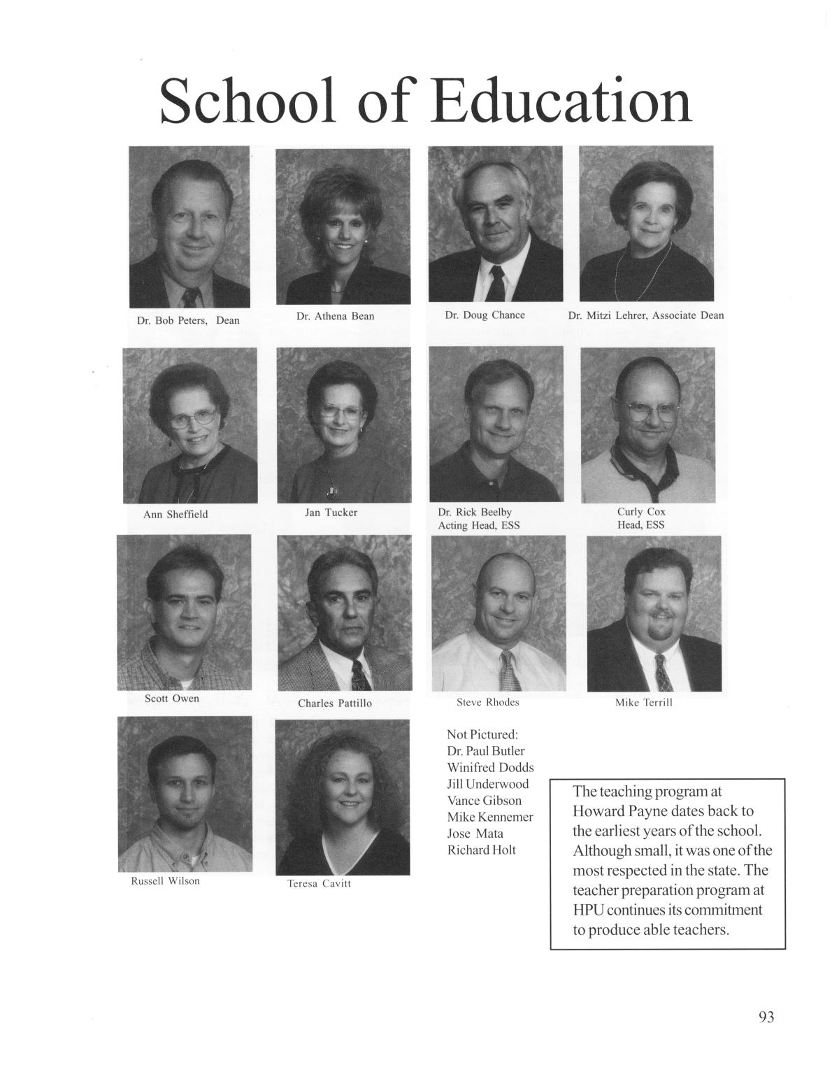 The Swarm, Yearbook of Howard Payne University, 2002
                                                
                                                    93
                                                