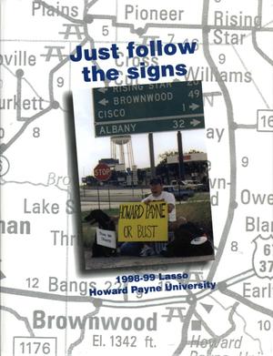 Primary view of object titled 'The Lasso, Yearbook of Howard Payne University, 1998-99'.