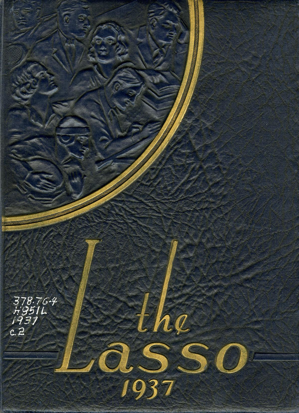 The Lasso, Yearbook of Howard Payne College, 1937
                                                
                                                    Front Cover
                                                