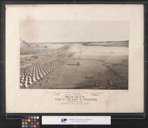 Primary view of object titled 'Bird's-Eye View of the Army Occupation, Corpus Christi, Texas, Oct. 1845'.