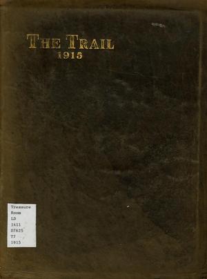 Primary view of object titled 'The Trail, Yearbook of Daniel Baker College, 1915'.