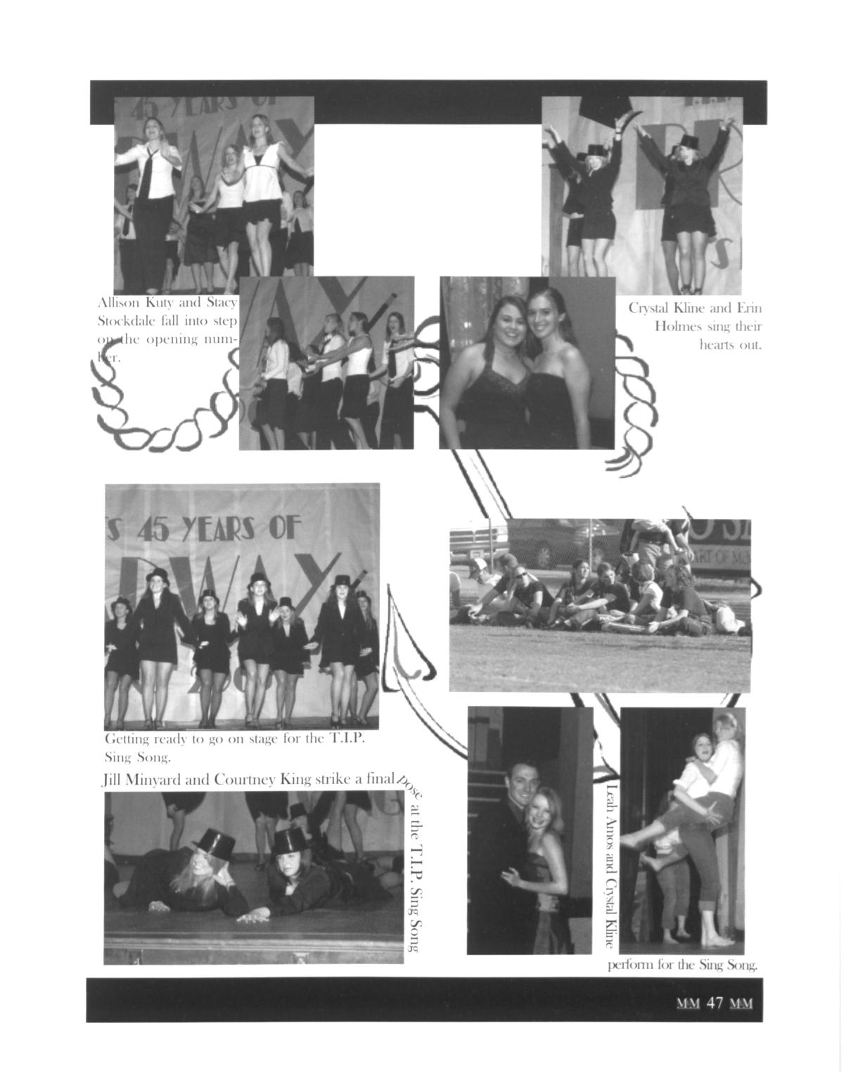 The Totem, Yearbook of McMurry University, 2005
                                                
                                                    47
                                                