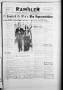 Newspaper: The Rambler (Fort Worth, Tex.), Vol. 19, No. 5, Ed. 1 Monday, Novembe…