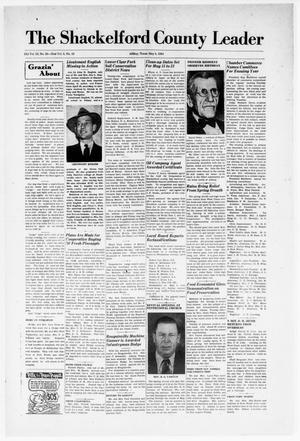 Primary view of object titled 'The Shackelford County Leader (Albany, Tex.), Vol. 6, No. 18, Ed. 1 Thursday, May 4, 1944'.
