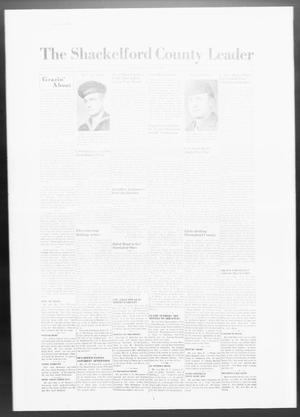 Primary view of object titled 'The Shackelford County Leader (Albany, Tex.), Vol. 5, No. 12, Ed. 1 Thursday, April 1, 1943'.