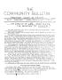 Newspaper: The Community Bulletin (Abilene, Texas), No. 27, Saturday, February 1…