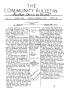 Newspaper: The Community Bulletin (Abilene, Texas), No. 17, Saturday, December 9…