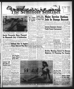 Primary view of object titled 'The Seminole Sentinel (Seminole, Tex.), Vol. 51, No. 31, Ed. 1 Thursday, June 26, 1958'.