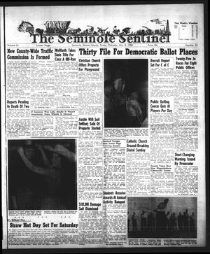 Primary view of object titled 'The Seminole Sentinel (Seminole, Tex.), Vol. 51, No. 24, Ed. 1 Thursday, May 8, 1958'.