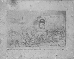 Primary view of object titled '["Mier Prisoners Charge on the Guard and Victory at Salado.'']'.