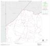 Map: 2000 Census County Subdivison Block Map: Laneville CCD, Texas, Block 1