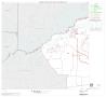 Map: 2000 Census County Subdivison Block Map: Pittsburg CCD, Texas, Block 1