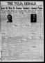 Thumbnail image of item number 1 in: 'The Tulia Herald (Tulia, Tex), Vol. 29, No. 24, Ed. 1, Thursday, June 16, 1938'.