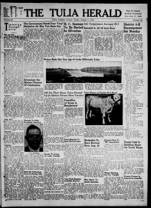 Primary view of The Tulia Herald (Tulia, Tex), Vol. 31, No. 32, Ed. 1, Thursday, August 8, 1940