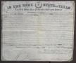 Thumbnail image of item number 1 in: '[Texas Land Grant to the Heirs of James Maxwell, June 17, 1856]'.