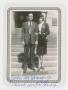 Photograph: [John and Ruby Sharpe Standing on Steps]