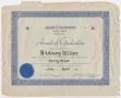 Thumbnail image of item number 1 in: '[Diploma for Sidney Miller]'.