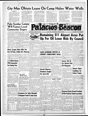 Primary view of object titled 'Palacios Beacon (Palacios, Tex.), Vol. 49, No. 12, Ed. 1 Thursday, March 22, 1956'.