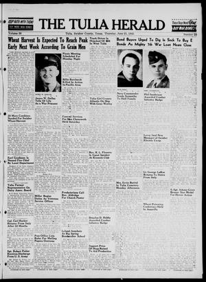 Primary view of The Tulia Herald (Tulia, Tex), Vol. 36, No. 25, Ed. 1, Thursday, June 21, 1945