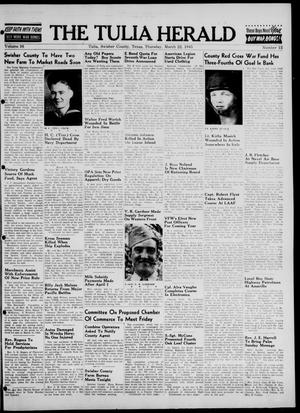 Primary view of The Tulia Herald (Tulia, Tex), Vol. 36, No. 12, Ed. 1, Thursday, March 22, 1945
