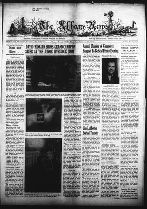 Primary view of object titled 'The Albany News (Albany, Tex.), Vol. 89, No. 27, Ed. 1 Thursday, February 22, 1973'.