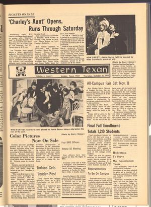 Primary view of object titled 'Western Texan (Snyder, Tex.), Vol. 3, No. 3, Ed. 1 Thursday, October 25, 1973'.