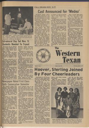 Primary view of The Western Texan (Snyder, Tex.), Vol. 7, No. 3, Ed. 1 Thursday, October 13, 1977