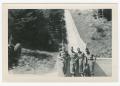Primary view of [Four Soldiers Standing Against a Wall]