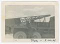 Photograph: [William Giannopoulos with a Brockway B666 Bridge Erector Truck]