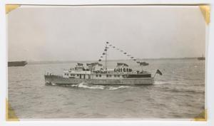 Primary view of object titled '[Army Transportation Corps Welcoming Boat]'.