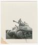 Photograph: [Soldier Sitting on an M3 Tank]