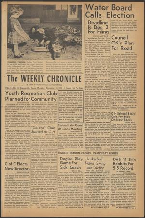 Primary view of object titled 'The Weekly Chronicle (Duncanville, Tex.), Vol. 1, No. 16, Ed. 1 Thursday, November 24, 1955'.