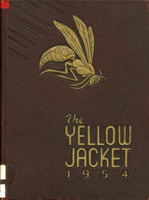 Primary view of object titled 'The Yellow Jacket, Yearbook of Thomas Jefferson High School, 1954'.