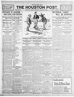 Primary view of object titled 'The Houston Post. (Houston, Tex.), Vol. 24TH YEAR, No. 20, Ed. 1 Sunday, January 3, 1909'.