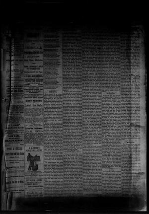 Primary view of object titled 'The Albany News. (Albany, Tex.), Vol. [1], No. [10], Ed. 1 Friday, May 2, 1884'.