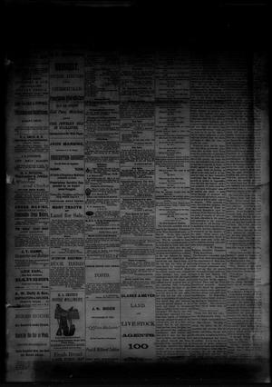 Primary view of object titled 'The Albany News. (Albany, Tex.), Vol. [1], No. [15], Ed. 1 Friday, June 6, 1884'.