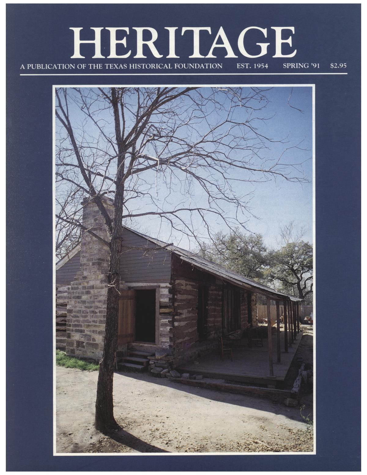 Heritage, Volume 9, Number 2, Spring 1991
                                                
                                                    Front Cover
                                                