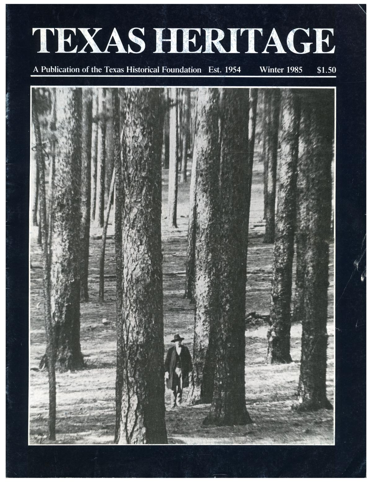 Texas Heritage, Winter 1985
                                                
                                                    Front Cover
                                                