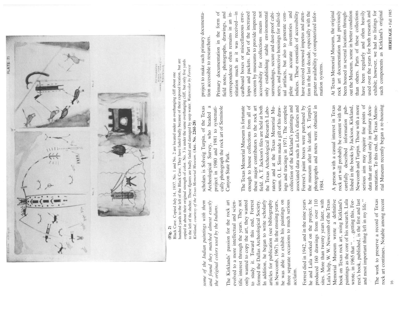 Heritage, Volume 2, Number 4, Fall 1985
                                                
                                                    16
                                                