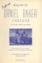 Thumbnail image of item number 1 in: 'Catalogue of Daniel Baker College, 1951-1952'.