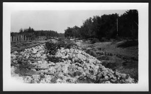 Primary view of object titled 'Caddo L:ake - Caddo Dam'.
