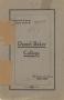 Book: Catalogue of Daniel Baker College, 1907-1908