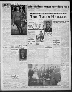 Primary view of object titled 'The Tulia Herald (Tulia, Tex), Vol. 46, No. 53, Ed. 1, Thursday, December 31, 1953'.