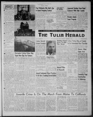 Primary view of object titled 'The Tulia Herald (Tulia, Tex), Vol. 46, No. 46, Ed. 1, Thursday, November 12, 1953'.
